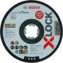 10 disques à tronçonner X-LOCK pour l'Inox Standard for moyeu plat 125x1,6mm