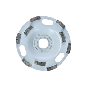 Meule diamantée béton high speed PRO 125x22.23x5mm double rangée de 9 segments