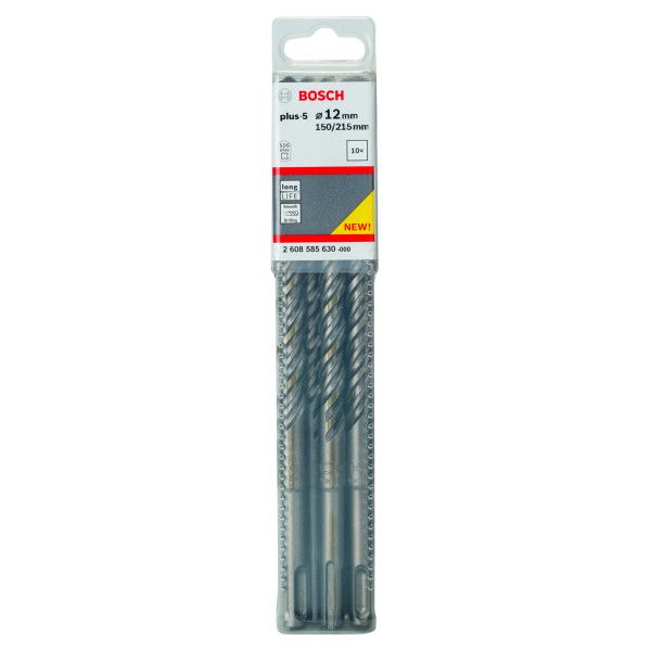 10 Forets beton sds plus 5 PRO 12x150x215mm