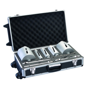 Coffret 5 couronnes diamantées à sec béton ORIGINAL 38/52/65/117/127mm