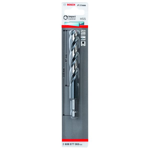 Foret à Métaux HSS Haute Qualité - Pour Perçage Acier, Inox, Cuivre - Taille Au Choix (ex: 10.0 Mm) - Acier Rapide Affûté