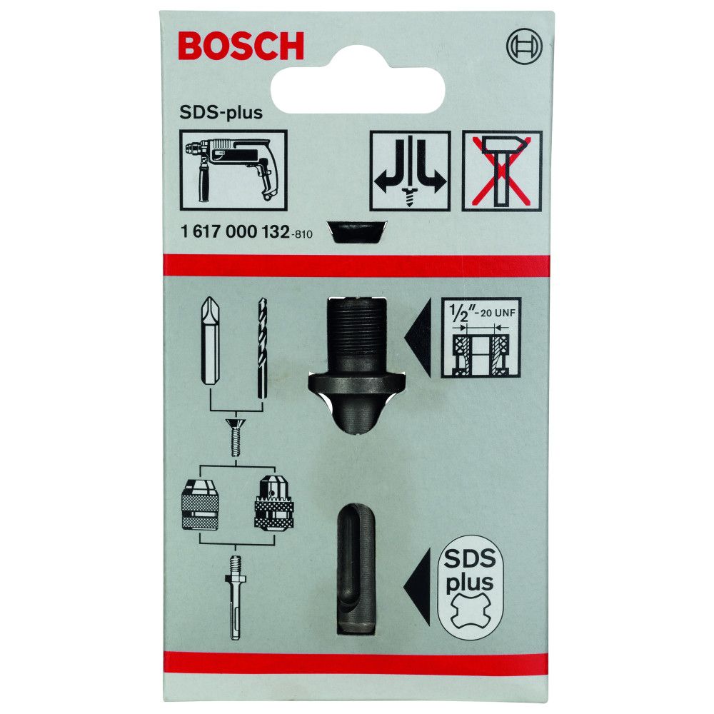 Adaptateur SDS / Adaptateur avec mandrin sans clé 1/2 / 13 mm / filet- AB Tools