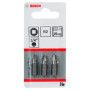 3 Embouts de vissage qualité extra-dure R2 emmanchement hexagonal 25mm