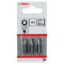 3 Embouts de vissage qualité extra-dure R3 emmanchement hexagonal 25mm