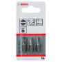 3 Embouts de vissage qualité extra-dure S emmanchement hexagonal 1x5,5 25mm