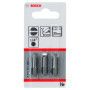 3 Embouts de vissage qualité extra-dure S emmanchement hexagonal 1,2x6,5 25mm