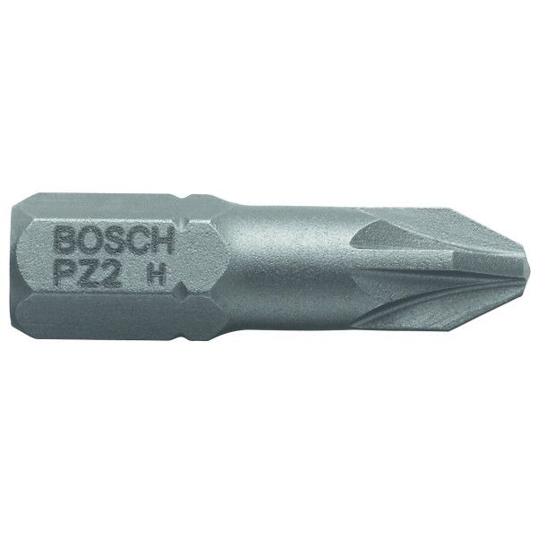 3 Embouts de vissage qualité extra-dure PZ1 emmanchement hexagonal 25mm