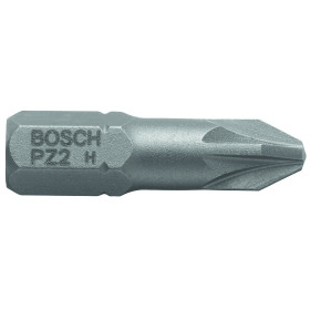 3 Embouts de vissage qualité extra-dure PZ3 emmanchement hexagonal 25mm