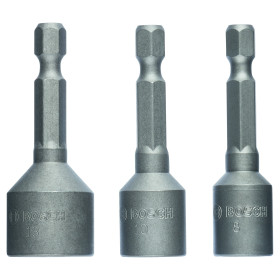 Kit 3 douilles qualité extra-dure aimant permanent forme hexagonale 8/10/13 50mm