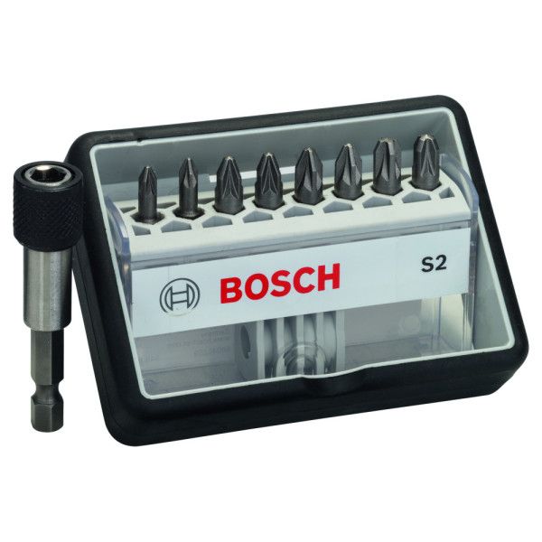 Set 8 embouts Pozidriv 25 mm EXTRA DUR