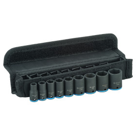 Set 9 douilles 1/4" 25 mm