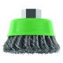 1 Brosse boisseau pour meuleuse à fils torsadés inoxydables 0,5mm 75mm