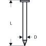 4000 clous 21 TR 2,8x60 brillants-lisses