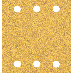 10 feuilles abrasives rectangulaire bois et peinture C470 EXPERT 115X107mm G40