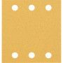 10 feuilles abrasives rectangulaire bois et peinture C470 EXPERT 115X107mm G80