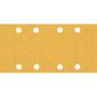 10 feuilles abrasives rectangulaire bois et peinture C470 EXPERT 93X185mm G240