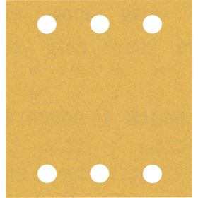 10 feuilles abrasives rectangulaire bois et peinture C470 EXPERT 115X107mm G180