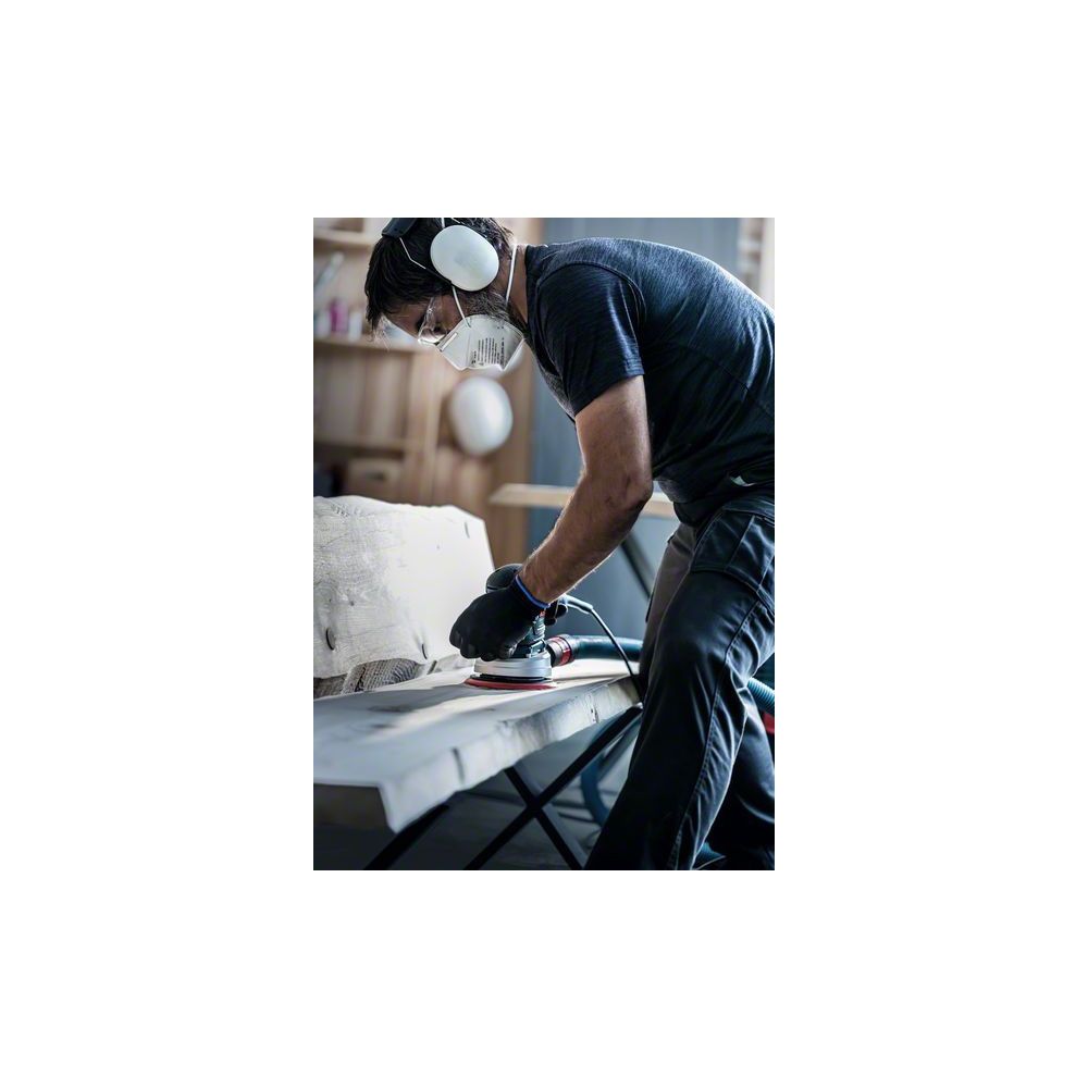 Papier Abrasif Réticulé Bosch Expert M480 – 50 Feuilles 100x150 Mm Grain 120 – Réduction Poussière, Pour Ponceuse Multi Ou Surfaces à Peindre