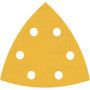 6 feuilles abrasives delta bois et peinture C470 EXPERT 93mm G60/120/240
