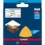 6 feuilles abrasives delta bois et peinture C470 EXPERT 93mm G60/120/240