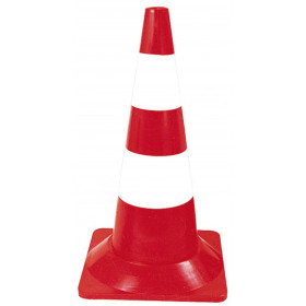 Cône plastique emboîtable hauteur 50 cm