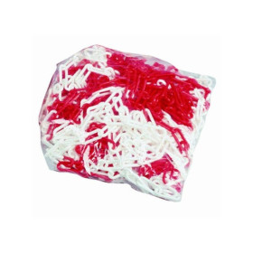Chaine plastique blanc et rouge diamètre 8 mm
