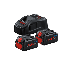Pack 2 batteries ProCORE 18V 5,5Ah + chargeur GAL 1880 CV