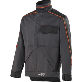 Blouson classe 2 gris charcoal/noir Konekt