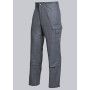Pantalon de travail basic en coton gris foncé avec genouillères BP