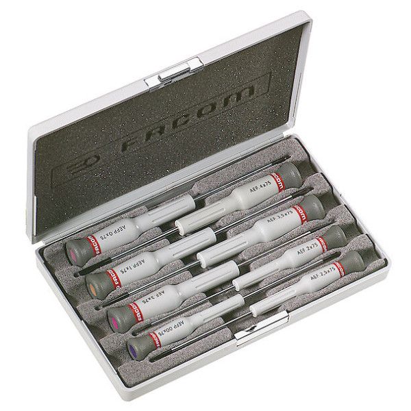 Coffret 8 tournevis micro-tech - FACOM AEF.J3