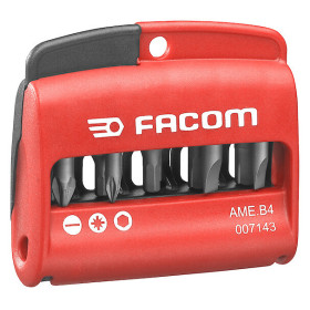Jeu boite 9 embouts vissage - FACOM AME.B4