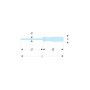 Tournevis isoryl fente 4x100 - FACOM AR.4X100