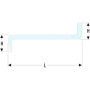 Tournevis coude fente 0,8x4,0 - FACOM ARZ.4