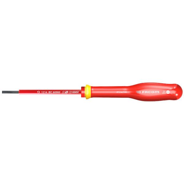 Tournevis protwist elec 2.5x75 1000v - FACOM AT2.5X75VE