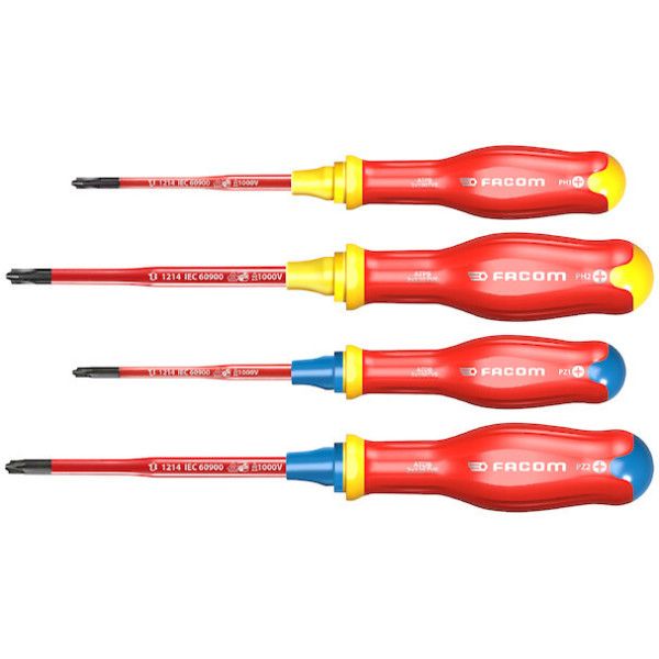 Jeu tournevis protwist 4pce slim borneo - FACOM ATB.J4TVE
