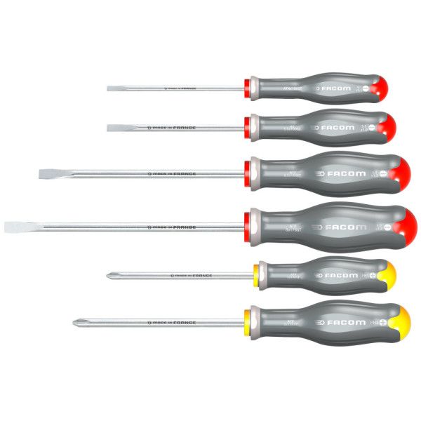 Jeu tournevis protwist 6pce inox - FACOM ATPST.J6
