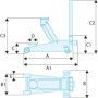 Cric 3 t profil bas compact - FACOM DL.3CLP