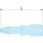 Embout 1/4 pz 1 torsion l 25mm - FACOM ED.101T