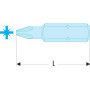 Embout 5/16 pz 3 long 32mm - FACOM ED.203