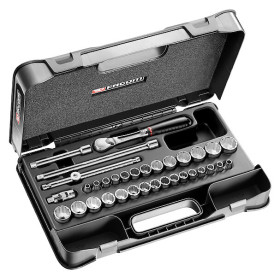 Coffret douil 3/8' 12p mm in jl.161 34pc - FACOM JL.430AMU