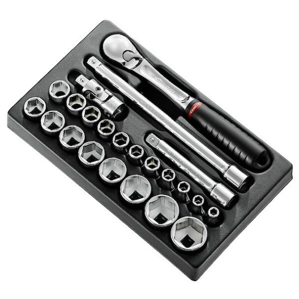 Mod douil 1/2' 6p mm sl.161 23pc - FACOM MOD.SL161-36