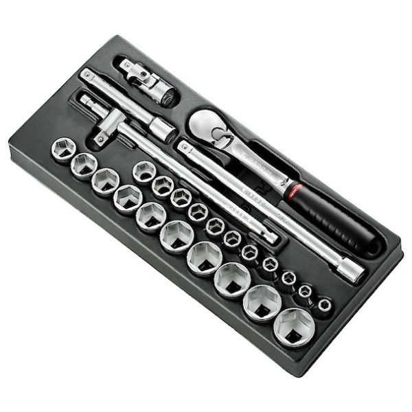 Mod douil 1/2' 6p mm sl.161 26pc - FACOM MOD.SL161-46