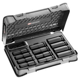 Coffret douil 1/2 impact 6p long 10-24mm - FACOM NS.405B