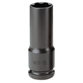 Douille impact 1/2' long fine 6pt 19mm - FACOM NSB.19