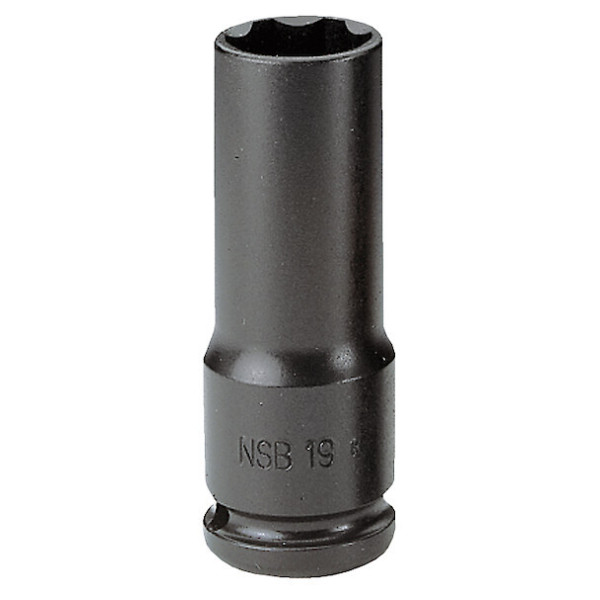 Douille impact 1/2' long fine 6pt 19mm - FACOM NSB.19