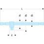 Poignee coulissante 1/4' - FACOM R.120A