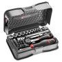 Coffret douil 1/4' 6p in r.161b 37pc - FACOM R.161-5P6U