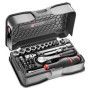 Coffret douil 1/4' 6p mm rl.161 37pc - FACOM RL.161-6P6