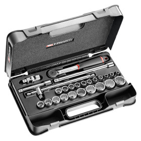 Coffret douil 1/2' 12p mm s.161b 26pc - FACOM S.161-4P12