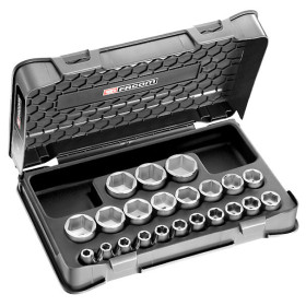 Coffret douilles 1/2' 6p mm 22pc - FACOM S.401B
